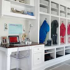 Discover 65 stunning home office design ideas that make will make work fun. Mudroom With Desk Transitional Laundry Room Sicora Design Mudroom Lockers Mudroom Laundry Room Built In Desk