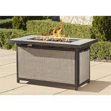 Best fire pits in 2020 techuffalo. Cosco Outdoor Serene Ridge Aluminum Propane Gas Fire Pit Table With Lid Rectangular Dark Brown Walmart Com Walmart Com