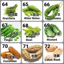 How to use go through in a sentence. Follow Me To Eat La Malaysian Food Blog Vegetable Name With Pictures In English Chinese