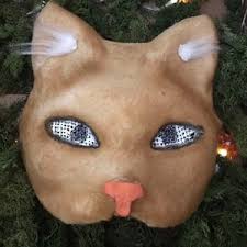 Orange Cat Mask