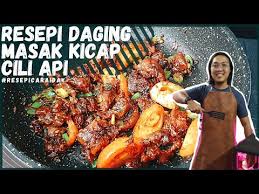 Resepi ikan masak kicap club. Resepi Daging Masak Kicap Cili Api Youtube