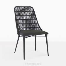 Morgan Black Dining Chair Angle Indoor Wicker Furniture Wicker Dining Chairs Outdoor Dining Chairs