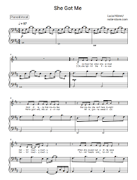 Konkursie piosenki eurowizji 2019 w tel awiwie. Luca Hanni She Got Me Sheet Music For Piano Pdf Piano Vocal Sheet Music Printable Sheet Music Piano Sheet Music
