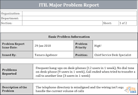 Incident Report Template Itil 1 Templates Example Templates Example Incident Report Report Template Incident Report Form