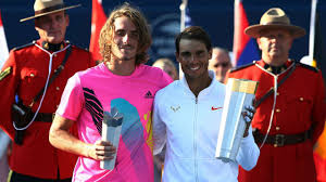 Sacará para ganar el partido. Watch Rogers Cup Rafael Nadal Tames Stefanos Tsitsipas In Final Claims 80th Atp Tour Title