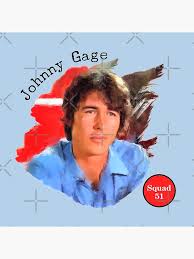 Johnny Gage TV Show Emergency! Art Board Print