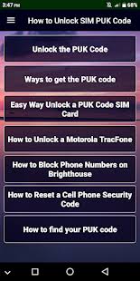 Browsercam gives sim puk code for pc (laptop) free download. Descargar How To Unlock Sim Puk Code V 1 0 Apk Mod Android