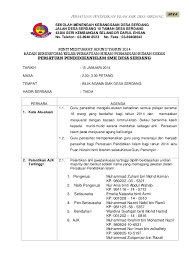 Contoh minit mesyuarat yang nak dikongsikan ini adalah selaras dengan garis panduan kementerian pendidikan malaysia. Minit Mesyuarat Agung Pi 2014