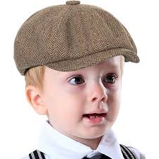 juDanzy Chapeaux de cabbie à carreaux pour bébés et tout-petits, Plaid  buffle noir et blanc : Amazon.ca: Mode