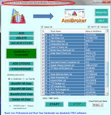 Free Nse Real Time Data Feed In Amibroker With Free Back Fill