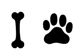Silly Dog Collar Tags Dogofinstagram Pinkdogsaccessories Dog Bone Silhouette Dog Bones