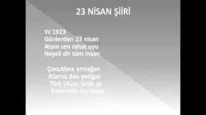 3 kıtalık 23 nisan şiiri. 23 Nisan Siiri 1 2 3 4 5 Siniflara Yardimci Siir Youtube