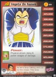 Dragon ball z cards vegeta. Game Card Vegeta On Namek Level 4 Dragon Ball Z Ccg 02 Frieza Saga Col Dbz Ccg Fs 089