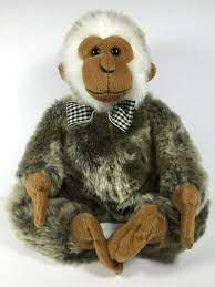 Dan Dee Collector S Choice Monkey Ape 11 Plush Stuffed Animal Checkered Bow Tie Dan Dee Monkey Stuffed Animal Teddy Bear Stuffed Animal Bear Stuffed Animal
