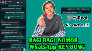 Dimas adi 16 september 2020. Terbaru Bagi Bagi Nomor Whatsapp Rey Bong Real No Click Bait Youtube