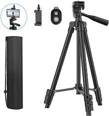 Amazonsmile Phone Tripod 51 Extendable Travel Lightweight Tripod Stand With Carrying Bag Universal Tripod W Phone Tripod Cell Phone Mount Bluetooth Remote