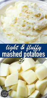 How To Make The Best Fluffy Mashed Potatoes Cooking For My Soul Recipe In 2020 Fluffy Mashed Potatoes Homemade Mashed Potatoes Best Mashed Potatoes