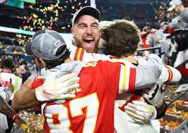 The kansas city chiefs held their super bowl parade on wednesday, and kelce, the chiefs' tight end, took the stage to speak. Travis Kelce Earns Super Bowl Win With Kansas City Chiefs University Of Cincinnati Athletics