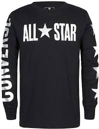 Boys 8 20 Converse All Star Tee Mens Jackets Casual Star Tees Long Sleeve Tshirt Men