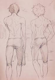 Once you have your reference, search for the main line of action. Kacchan Para Todos Pedidos Cerrados Todoroki X Bakugo 6 Drawing Reference Poses Anime Poses Reference Guy Drawing