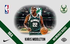 Complete bio, stats, news, and videos about giannis antetokounmpo, forward for the milwaukee bucks. Download Wallpapers Khris Middleton Milwaukee Bucks American Basketball Player Nba Portrait Usa Basketball Fiserv Forum Milwaukee Bucks Logo For Desktop Free Pictures For Desktop Free