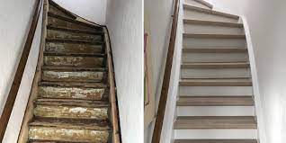 Im fachhandel werden zum treppen renovieren treppenverkleidungssysteme angeboten, die ein verkleiden der trittstufen, der setzstufen und der wangen ermöglichen. Treppe Mit Laminat Renovieren Trenovo Verlegeb In Bochum
