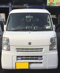 スズキ エブリイ バンにバータイプデイライト drlb2 の取り付け 車両年式 h18 6 車両型式 ebd da64v スズキ エブリイ drlb2 beatsonic デイライト スズキ 車両 バー