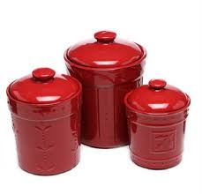 turquoise canister set 3 piece storage