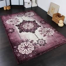 Designer Teppich Lurex Klassich Gemustert Glitzer Teppich Lila Schwarz Decor Home Decor Bohemian Rug