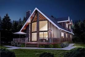 Cabin plans with loft are popular and very useful cabin designs. Small Cabin House Plans With Loft And Porch For Fall Houseplans Blog Houseplans Com