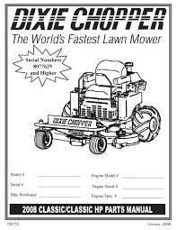 It is easy and free. Dixie Chopper 8077629 Parts Manual Pdf Download Manualslib