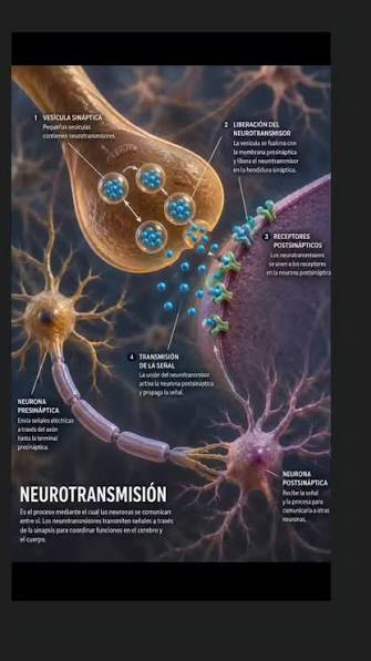 ⚡ ¿Cómo viaja un pensamiento?  Todo ocurre gracias al impulso nervioso,  una señal eléctrica y química que recorre tus neuronas en milisegundos.   Reposo: la neurona está “en calma” (-70 mV)