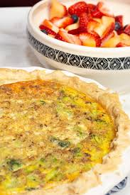 Broccoli Quiche With Bacon And Swiss Perfect For Brunch Recipe In 2020 Bacon Quiche Broccoli Quiche Quiche Recipes