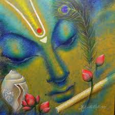 Happy Janmashtami "Krishna" This beautiful art created by Artist Madhumita Bhattacharya Paintings exclusively available with Rare Mandi Art Gallery. For further details please mail us raremandipvtltd@gmail.com or connect with us on +919673219030 #