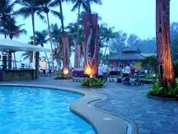 The primula beach hotel is an ideal location for business meetings, seminars, conferences, conventions and wedding reception. Nite At Swimming Pool Picture Of Primula Beach Hotel Kuala Terengganu Tripadvisor