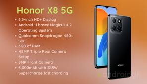 Honor X8 5G with Snapdragon 480+ and ...