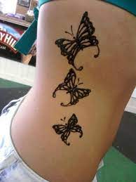 Side Butterfly Henna Henna Tattoo Designs Henna Tattoo Designs Simple Body Tattoo Design