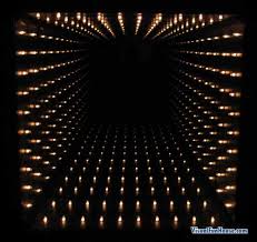 Endless Tunnel Of Light Optical Illusions Mirror Illusion Light Tunnel