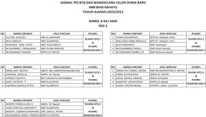 Download soal masuk jurusan farmasi. Jadwal Tes Wawancara Dan Btq Calon Siswa Baru Smk Bina Rahayu Smk Bina Rahayu