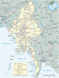 You can zoom in for closer view. Map Of Myanmar Yangon Asia