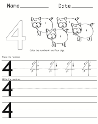 4 Number 4 Worksheets Printable In 2020 Learning Worksheets Kids Math Worksheets Number Worksheets Kindergarten