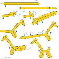 Step By Step Instructions To Make Balloon Giraffe Balloon Animals Easy Balloon Animals How To Make Balloon