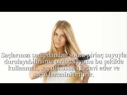 Pirinc Suyu Sac Uzatir Mi