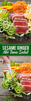 From tuna casserole to tuna salad and tuna patties, there's no shortage of meals to make with canned tuna. Ahi Tuna Salad With Sesame Ginger Dressing Dinner At The Zoo