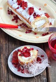Delices D Orient Gateau Roule Au Mascarpone Et Grenade Gateau Roule Recette Entremet Alimentation