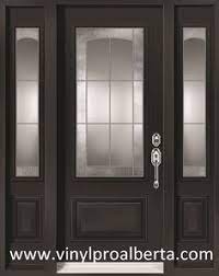 Solid wood front entry door with glass window (upper part of the door). Steel Entry Doors Entry Doors Steel Doors Exterior