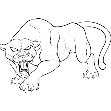 How To Draw A Black Panther Step By Step Drawing Guide By Dawn Dragoart Com In 2020 Black Panther Drawing Panther Art Animal Drawings