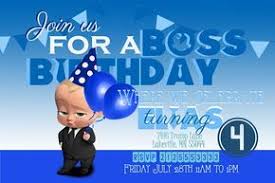 Birthday Card For Boss Free Free Boss Baby Party Invitation Template Baby Party Invitations Baby Birthday Party Invitations Baby Birthday Invitations