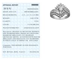 Where to get free jewelry appraisal. Jewelry Appraisal Document Gemologists Signed Quick Jewelry Repairs