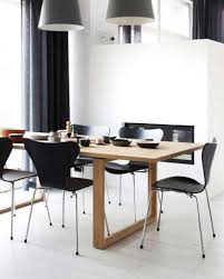 Iconic Scandinavian Chair Series 7 Black Dining Room Dining Room Interiors Modern Dining Room House Interior
